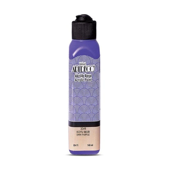 Artdeco Akrilik Boya 140 ML Koyu Mor 070R-3048 ürün görseli 1