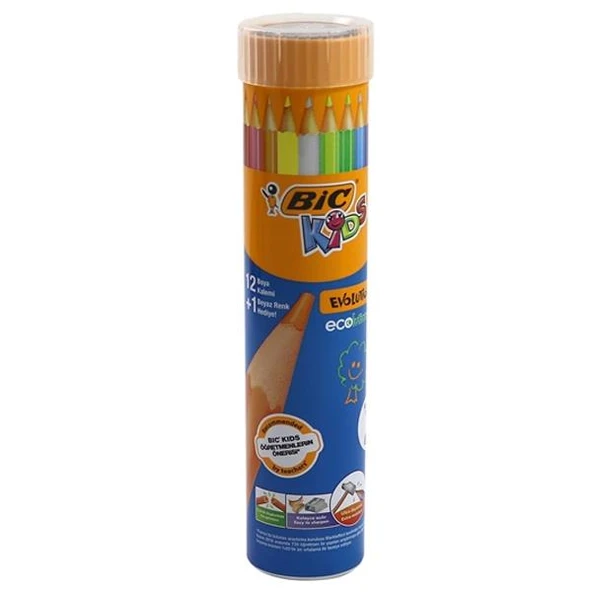 Bic Kuru Boya Evolution Metal Tüp 12+1 958191 ürün görseli 1