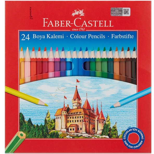 Faber-Castell Kuru Boya Karton 24 Renk 5171 116324 ürün görseli 1