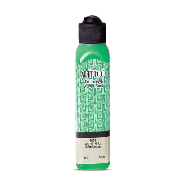 Artdeco Akrilik Boya 140 ML Mistik Yeşil 070R-3024 ürün görseli 1