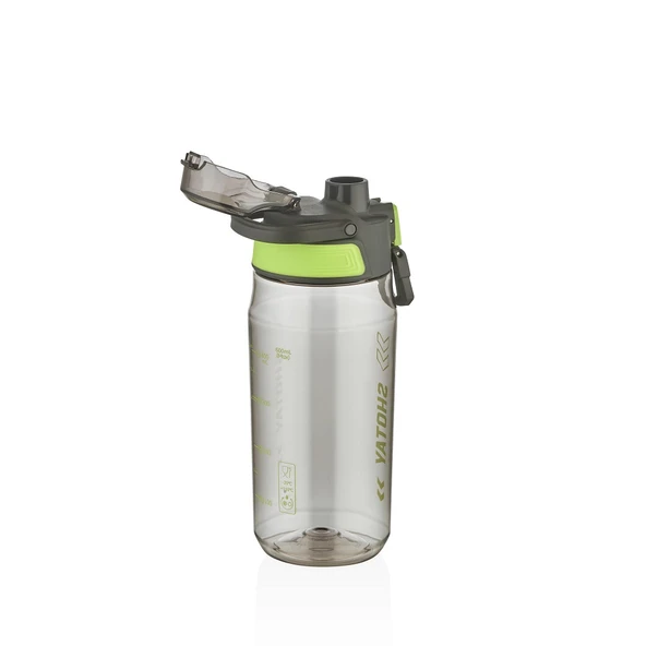Shotay ST-7206 600ml Siyah Plastik Matara ürün görseli 1