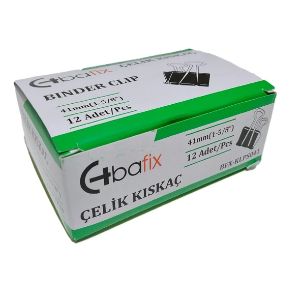 Bafix Kıskaç (Klips) Çelik 41 MM Bfx-Klps041 ürün görseli 1