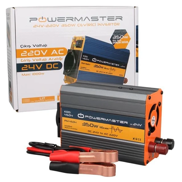 Powermaster PM-4504 24 Volt - 350 Watt Modifiye Sinüs İnvertör - Resim 4