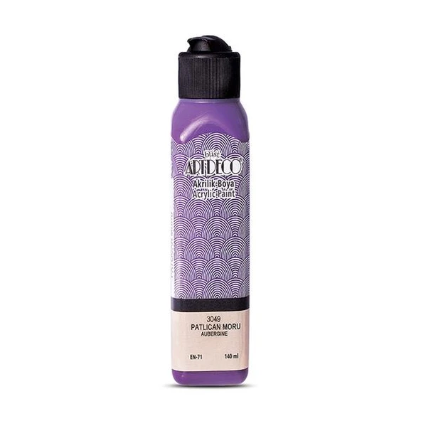 Artdeco Akrilik Boya 140 ML Patlıcan Moru 070R-3049 ürün görseli 1