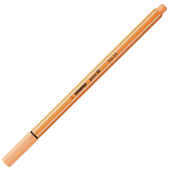 Stabilo Keçe Uçlu İnce Kalem 88 Point 0.4 MM Pastel Turuncu 88/25 ürün görseli 1