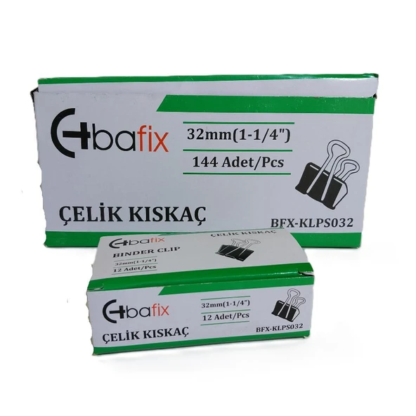 Bafix Kıskaç (Klips) Çelik 32 MM Bfx-Klps032 ürün görseli 1