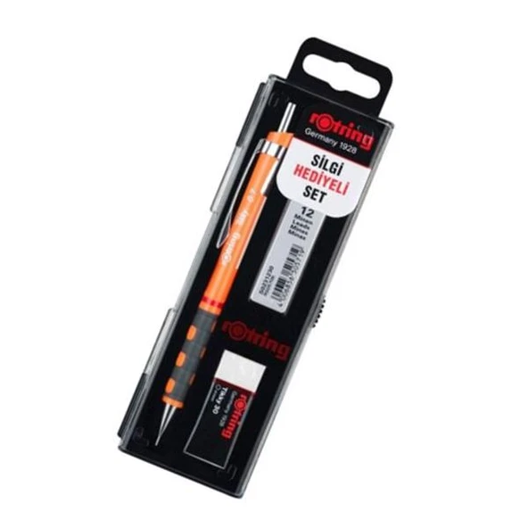 Rotring Okul Seti Versatil+Min Silgi Hediyeli 0.7 MM Fosforlu Turuncu RO-KK07-07FT ürün görseli 1