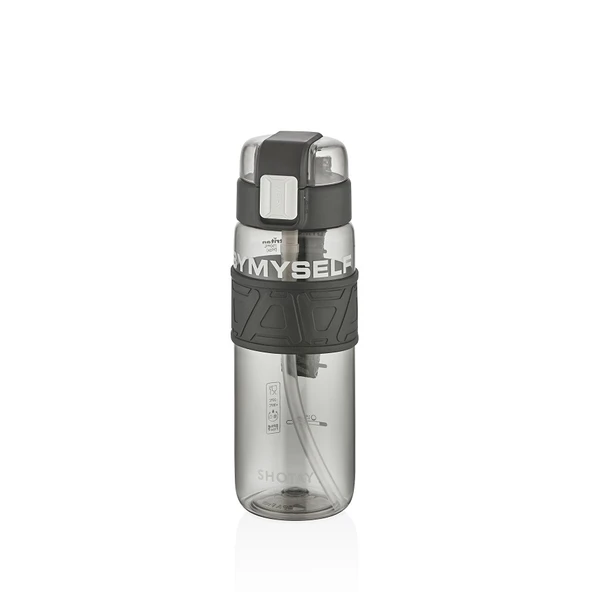 Shotay ST-7224 750ml Siyah Pipetli Tritan Matara ürün görseli 1