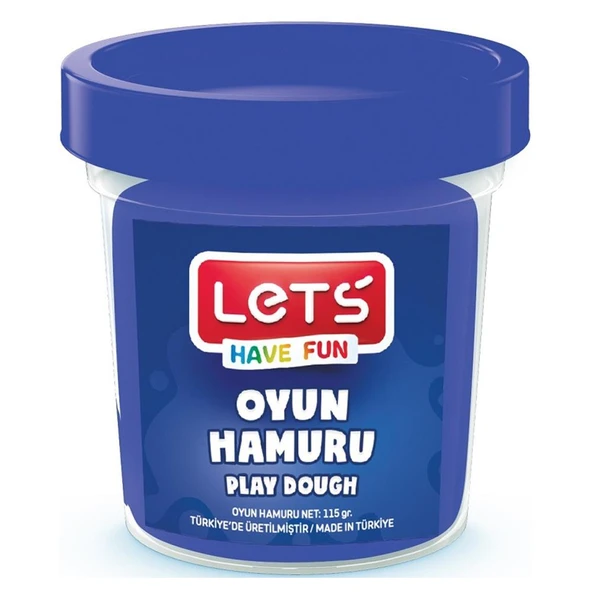 Lets Oyun Hamuru Tek Renk Lacivert 110 GR L8440-11 ürün görseli 1