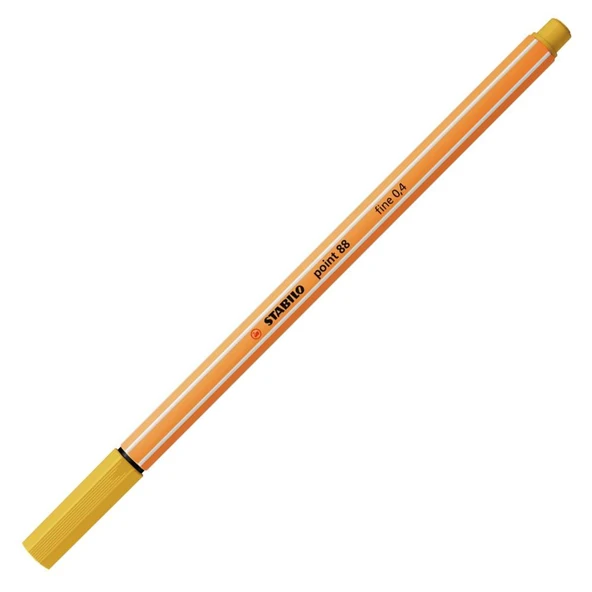 Stabilo Keçe Uçlu İnce Kalem 88 Point 0.4 MM Köri Sarısı 88/87 ürün görseli 1