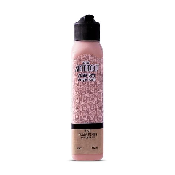 Artdeco Akrilik Boya 140 ML Pudra Pembe 070R-3055 ürün görseli 1
