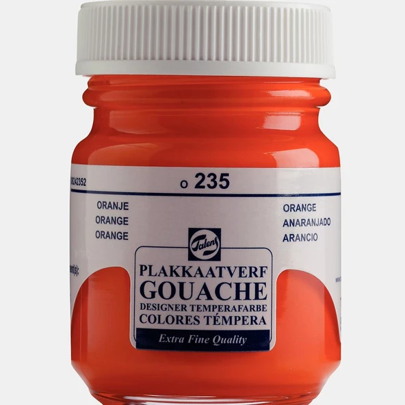 Talens Guaj Boya 16 ML Orange (Turuncu) 235 ürün görseli 1