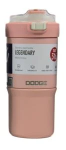 Dodge DB-23684 Çift Kullanım Pipetli/Rahat İçim Pembe 660ml Çelik Termos ürün görseli 1