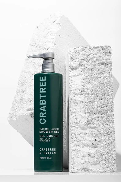 Crabtree & Evelyn Cleanse + Awaken Shower Gel 443 ml 15 fl oz -Temizleyici ürün görseli 1