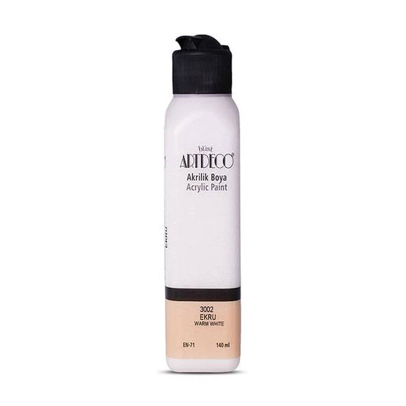 Artdeco Akrilik Boya 140 ML Ekru Y-070R-3002 ürün görseli 1