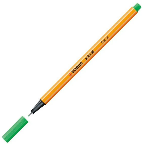 Stabilo Keçe Uçlu İnce Kalem 88 Point 0.4 MM Zümrüt Yeşili 88/16 ürün görseli 1