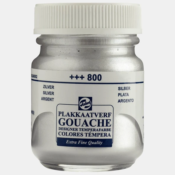 Talens Guaj Boya 16 ML Silver (Gümüş) 800 ürün görseli 1