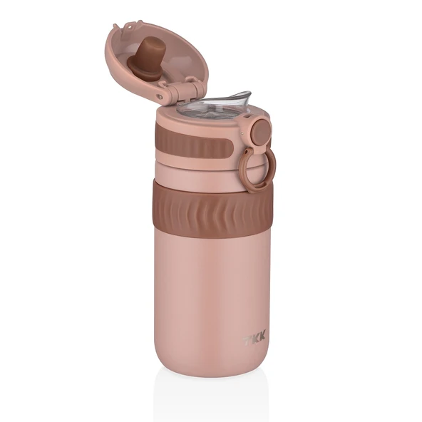 Tkk T2006 450ml Pembe Çelik Termos - Resim 2