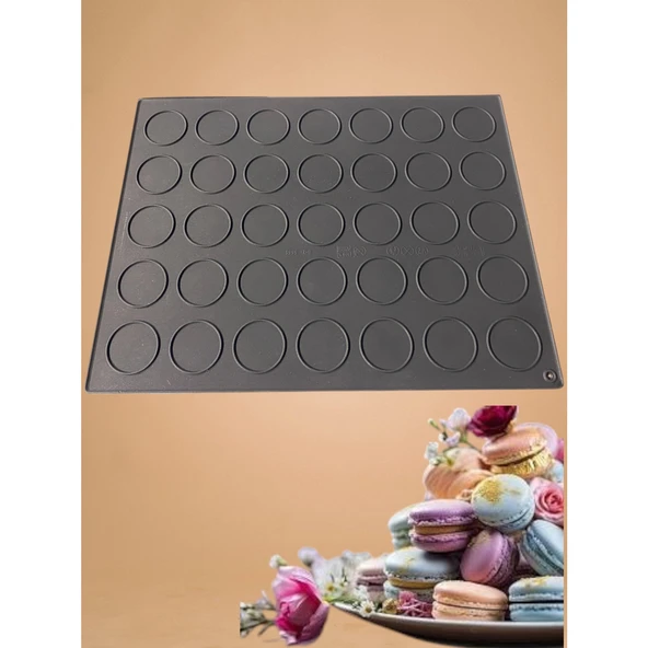 Silikon Makaron Matı 37x29 cm ürün görseli 1