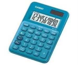 Casio MS-7UC-BU 10 Hane Mavi Masa Üstü Hesap Makinesi ürün görseli 1