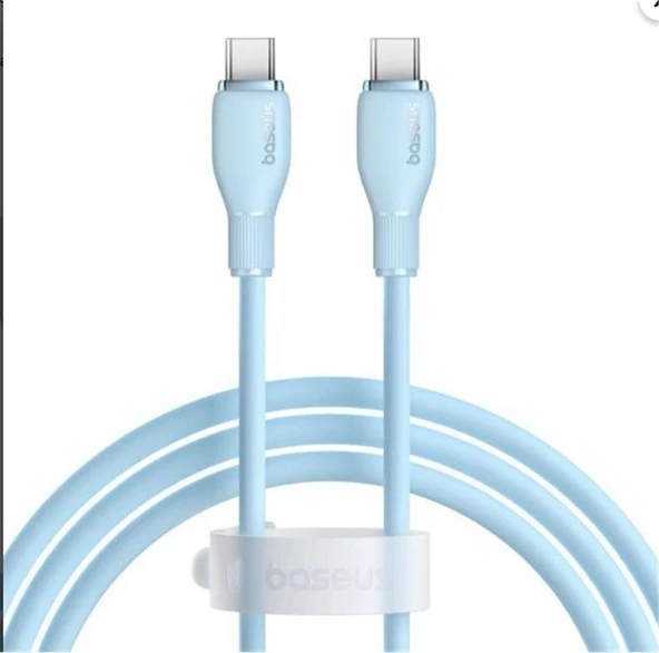 Baseus Pudding USB-A Light 2.4A Kablo 1.2m Mavi (P10355700311-00) ürün görseli 1