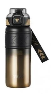 Vagonlife Tkk T2022 500ml Süzgeçli Pipetli Gold Çelik Matara ürün görseli 1
