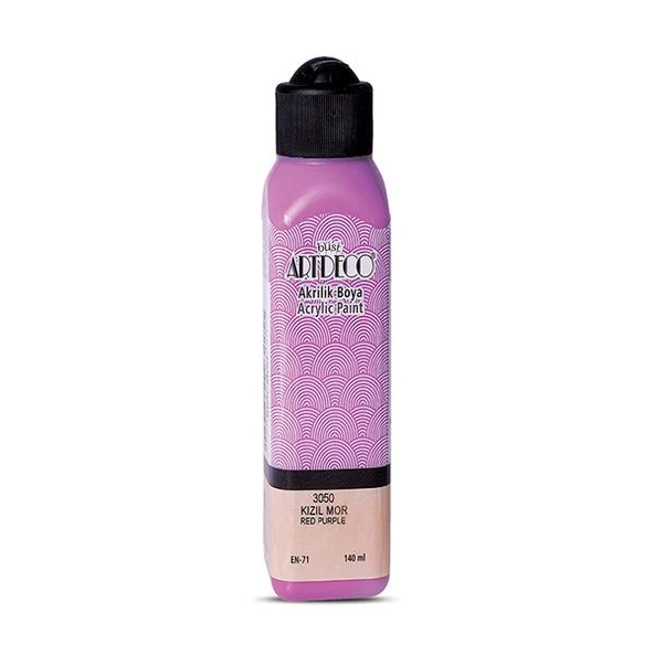Artdeco Akrilik Boya 140 ML Kızıl Mor 070R-3050 ürün görseli 1