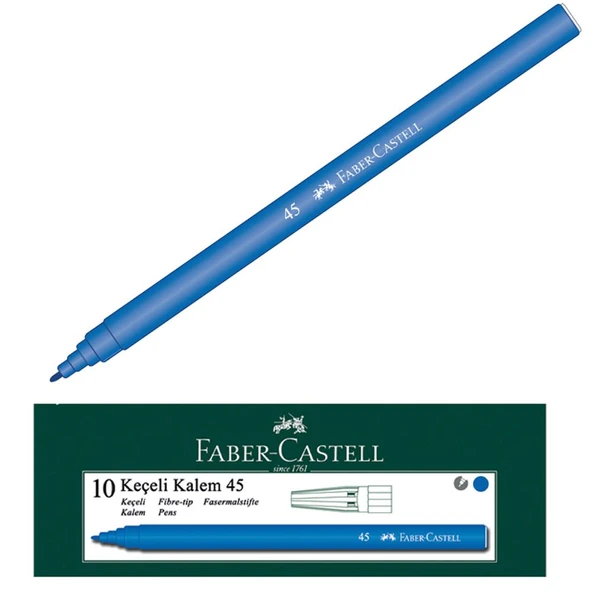 Faber-Castell Keçeli Kalem Mavi 5061 155001 ürün görseli 1