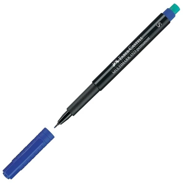 Faber-Castell Asetat Kalemi Permanent S Seri Mavi 15 23 51 ürün görseli 1