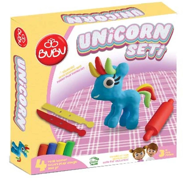 Bu-Bu Unicorn Oyun Hamuru Seti (M) BUBU-OH0032 ürün görseli 1