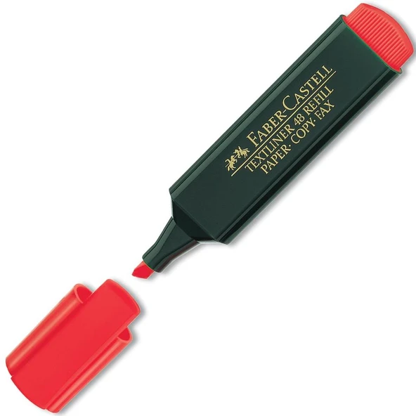 Faber-Castell Fosforlu Kalem Kırmızı 15 48 21 ürün görseli 1