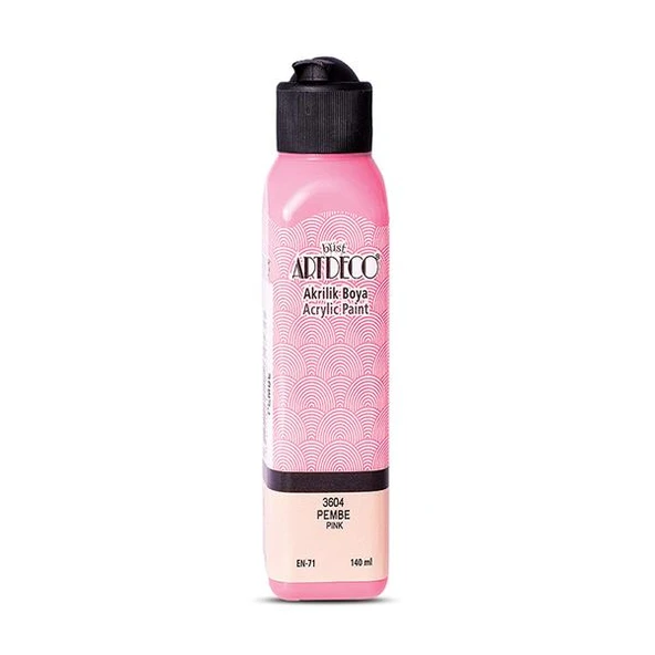 Artdeco Akrilik Boya 140 ML Pembe 070R-3604 ürün görseli 1