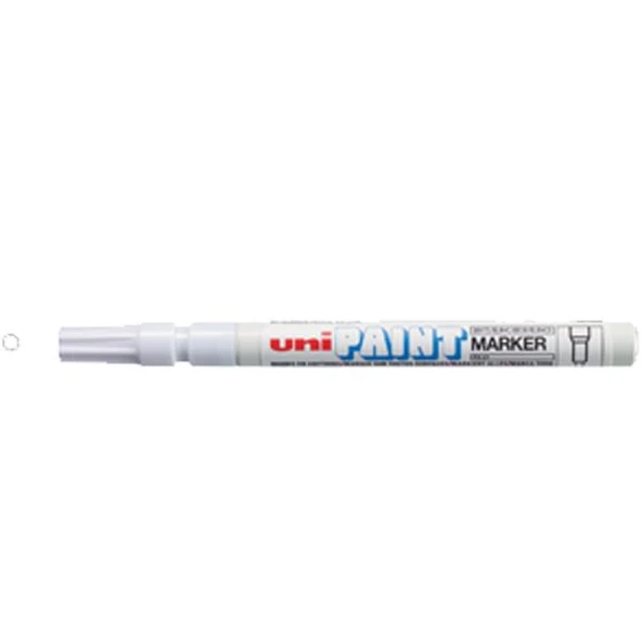 Uni-Ball Markör Boyama paint Marker 0.8-1.2 MM Beyaz PX-21 ürün görseli 1