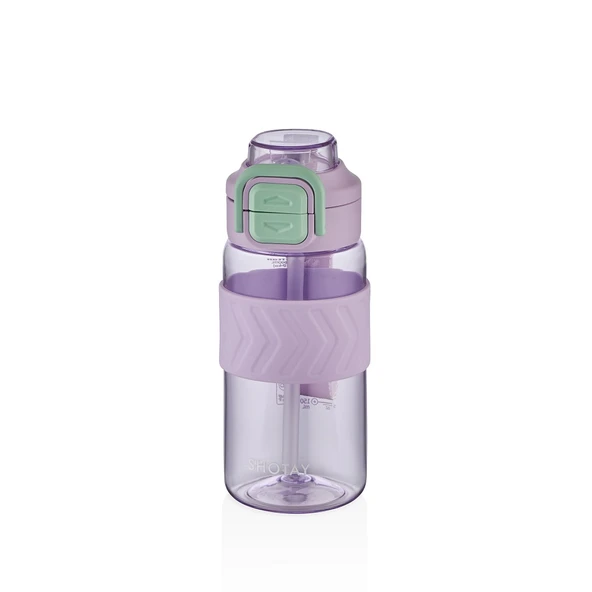 Shotay ST-7234 600ml Mor Pipetli Tritan Matara ürün görseli 1