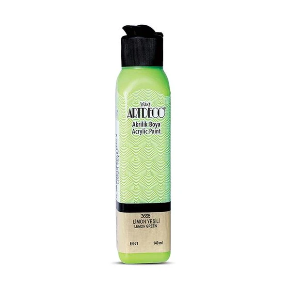 Artdeco Akrilik Boya 140 ML Limon Yeşili 070R-3666 ürün görseli 1