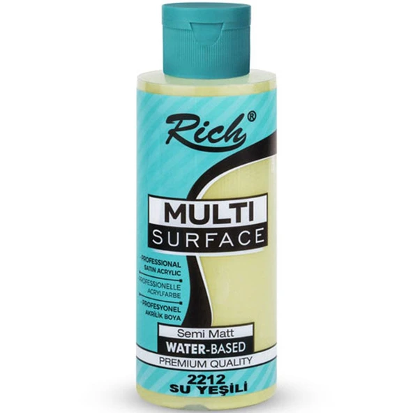 Rich Akrilik Boya Multi Surface 120 CC Su Yeşili 120-2212 ürün görseli 1