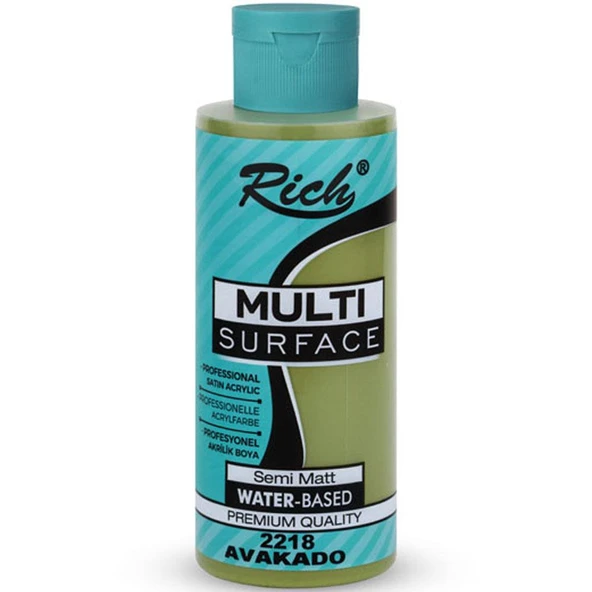 Rich Akrilik Boya Multi Surface 120 CC Avakado 2218 ürün görseli 1