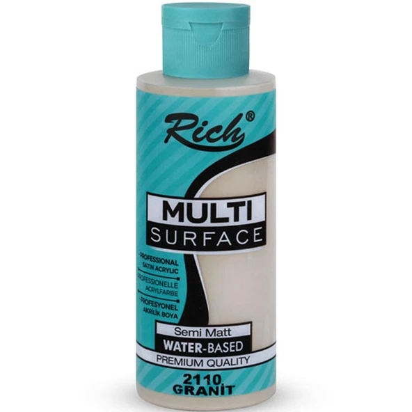 Rich Akrilik Boya Multi Surface 120 CC Granit 2110 ürün görseli 1