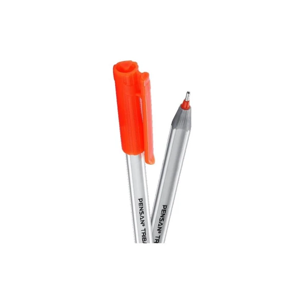 Pensan Tükenmez Kalem Triball 1.0 MM Bilye Uç Turuncu 12 Lİ 1003 ürün görseli 1