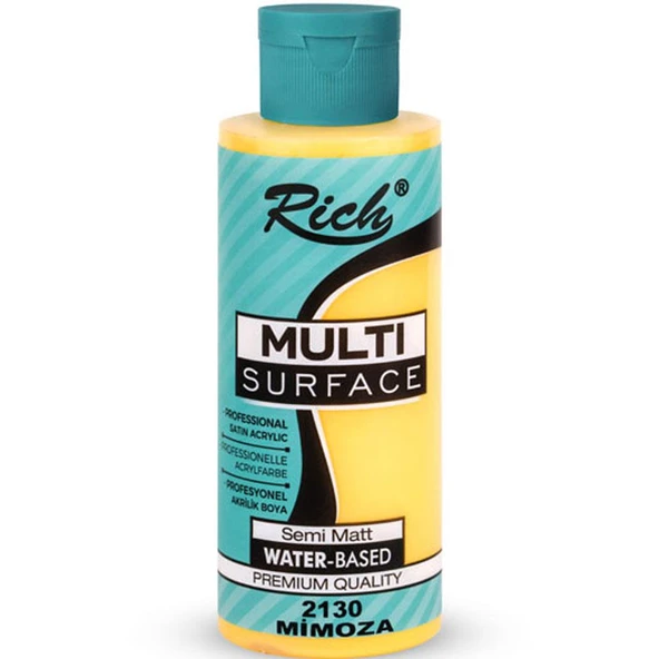 Rich Akrilik Boya Multi Surface 120 CC Mimoza 2130 ürün görseli 1