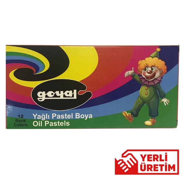 Goyal Pastel Boya Karton 12 Renk Köşeli PTL-112 ürün görseli 1