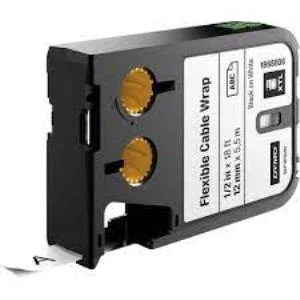 DYMO 1868806 XTL Esnek Naylon Kablo Etiketi,12 mmx5,5 m,Byz-Syh ürün görseli 1