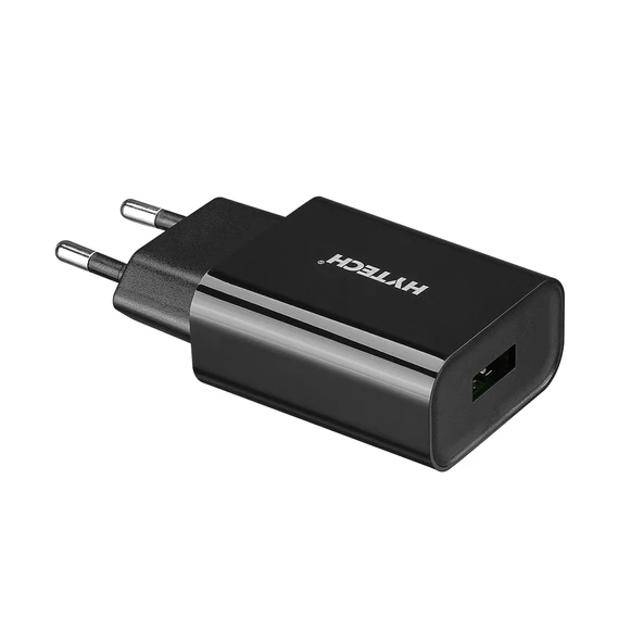Hy-Xe26T Type-C Kablolu 2100Ma Ev Şarj 11W + 2,4A Siyah Şarj Adaptör Seti ürün görseli 1