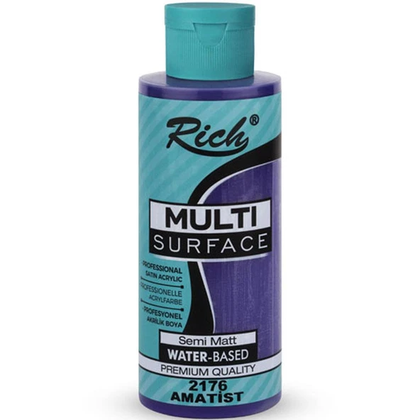 Rich Akrilik Boya Multi Surface 120 CC Amatist 2176 ürün görseli 1
