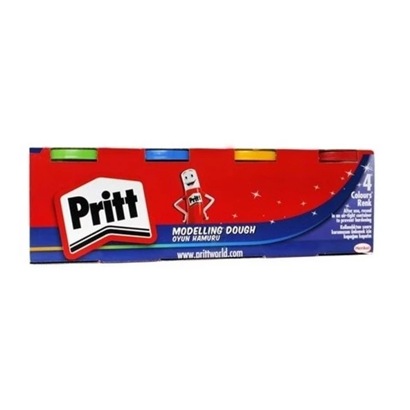 Pritt Oyun Hamuru 100 GR 4 Renk 1831458 ürün görseli 1