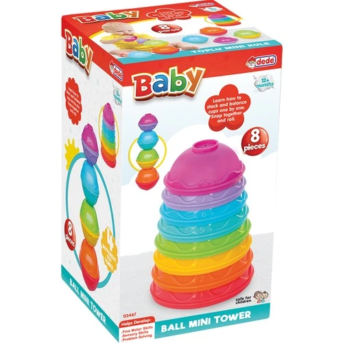 Dede Oyuncak Toplu Mini Kule 03467 - Resim 2