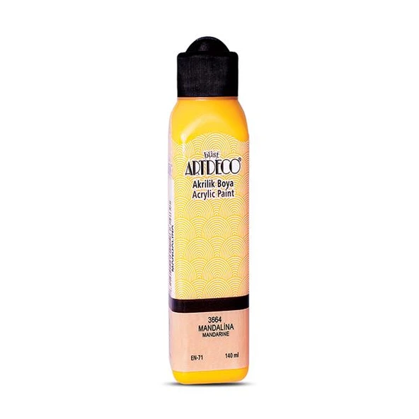 Artdeco Akrilik Boya 140 ML Mandalina Y-070R-3664 ürün görseli 1