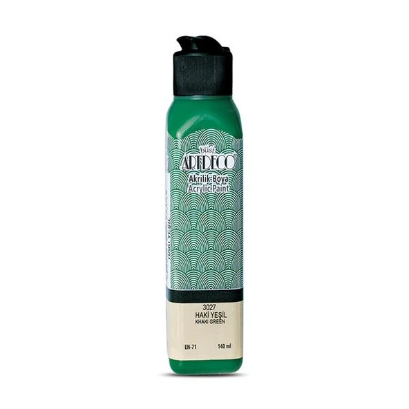 Artdeco Akrilik Boya 140 ML Haki Yeşil 070R-3027 ürün görseli 1
