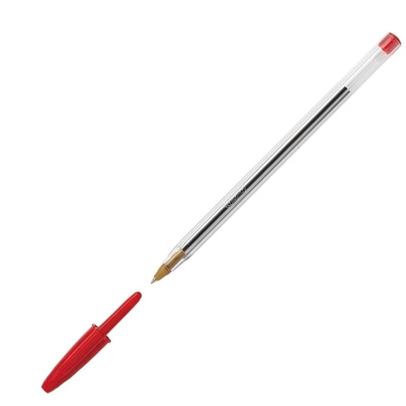 Bic Tükenmez Kalem Cristal 1 MM Kırmızı Medium 50'li 847 899 ürün görseli 1