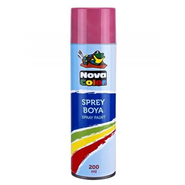 Nova Color Sprey Boya 200 ML Pembe NC-809 ürün görseli 1